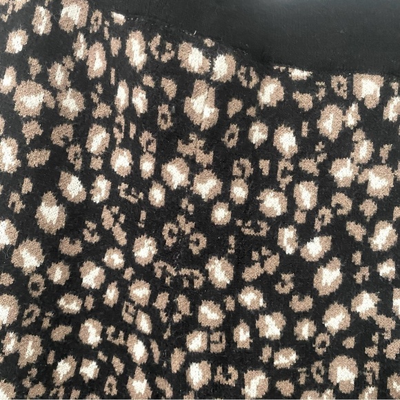 LOGO by Lori Goldstein Naomi Knit Leopard Print Wide Leg Pull-On Pants XL Soft - Picture 5 of 9